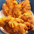クック840R8X☆'s cooksnap of when they made 鶏の唐揚げ☆白だし☆米粉でサクサク.