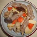 白いぐれーぷ's cooksnap of when they made 節分　煮汁活用　こんにゃくの煮物　飾切法.