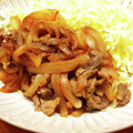 かなりんココりん's cooksnap of when they made 簡単♪新玉葱と豚肉の炒め物／生姜焼き風.