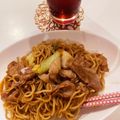 瀬戸ぽん's cooksnap of when they made ねぎとカリカリ豚のオイスター焼きそば♪.