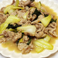 けなぴ's cooksnap of when they made 簡単美味しい♪青梗菜と豚肉の塩ダレ炒め.