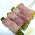 wachii's cooksnap of when they made アスパラベーコン巻き串.
