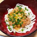 meruru9's cooksnap of when they made コク旨！キムマヨそぼろ釜玉うどん.