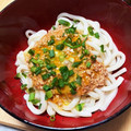 meruru9's cooksnap of when they made コク旨！キムマヨそぼろ釜玉うどん.