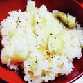 クックEF2G6L☆'s cooksnap of when they made 新じゃがバタ炊き込みごはん.