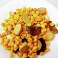 サンフラワー30's cooksnap of when they made エリンギとコーンのバター醤油炒め.
