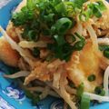 ちゃこ38914's cooksnap of when they made 油揚げともやしの卵とじ.