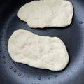 海さんママ's cooksnap of when they made 薄力粉で簡単ナン.