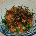 SoMiNepapa's cooksnap of when they made 簡単混ぜるだけ♪おくら納豆☆★.