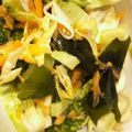 クックS5N2AF☆'s cooksnap of when they made 冷凍野菜&レンジで簡単サラダ わかめ入り.