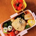 ひよママぴっこ's cooksnap of when they made ジャイアン☆キャラ弁♪ドラえもんの友だち.