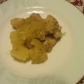 Ｋ—ＴＯママ's cooksnap of when they made チキンとジャガイモのオレンジソース煮.