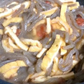 ♡マッキークッキング's cooksnap of when they made 油揚げとこんにゃくの梅炒め煮.