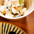 くまえる's cooksnap of when they made きゅうりと長芋のマヨおかか和え.