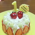 はなポメ's cooksnap of when they made 簡単☆1歳の誕生日ケーキ☆離乳食完了期.