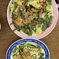 クックE2R3YU☆'s cooksnap of when they made 天ぷら粉のにら豚チヂミ.