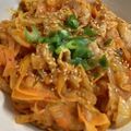 akipopc's cooksnap of when they made 豚キムチ.
