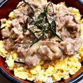 しょしんしゃA's cooksnap of when they made 牛肉小間切れ☆変わり2色丼☆*°.