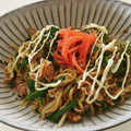 yokoyoko76's cooksnap of when they made にら焼きそば.