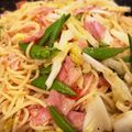 キャスフラット's cooksnap of when they made ベーコンとキャベツのペペロンチーノ.