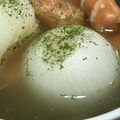 harapecoci's cooksnap of when they made 新玉ねぎの丸ごとスープ.