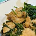 Rion100's cooksnap of when they made パクチーでアジアン！鶏むね肉の柔らか炒め.