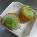 由芽15's cooksnap of when they made お弁当に♪竹輪＆レタスのぎゅうぎゅう巻き.