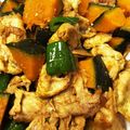 やえまりも's cooksnap of when they made ホクホクかぼちゃのカレー炒め☆.