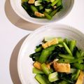つよまり's cooksnap of when they made お弁当にも！小松菜と油揚げの塩炒め.