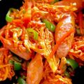 しゅがーぐらいだー's cooksnap of when they made 切り干し大根とウインナーのケチャップ炒め.
