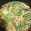 食べるって大事！'s cooksnap of when they made スナップエンドウのふんわり卵とじ.
