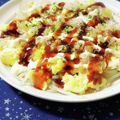 ふうはっちゃん's cooksnap of when they made ❤もやしと卵で簡単お好み焼き風❤.