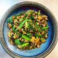 凸凹ポスト's cooksnap of when they made ナスとニラとひき肉のオイスターソース炒め.