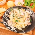 のんちごはん♡'s cooksnap of when they made あさりの濃厚クリームパスタ.