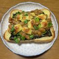 クックchitann's cooksnap of when they made とろろ昆布のねばねば和風トースト.
