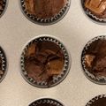 ユキユキゆきんこりん's cooksnap of when they made チョコごろごろ　米粉チョコカップケーキ.