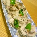 ぽんぷー's cooksnap of when they made 豚冷しゃぶとバジルのまぜまぜ.