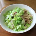 donuts★'s cooksnap of when they made 春キャベツとササミの梅柚子胡椒パスタ.