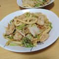 よちりん's cooksnap of when they made 津山ホルモンうどん♪　津山のご当地グルメ.