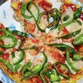 リンとリオのママ's cooksnap of when they made ✜余った素麺deピザ風お好み焼き✜.