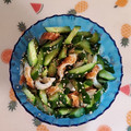 紅茶とチーズケーキ's cooksnap of when they made きゅうりとちくわのナムル風.