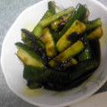 ☆さとこ☆'s cooksnap of when they made きゅうりの海苔佃煮和え.