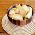 マルんちの丸顔's cooksnap of when they made ピリ辛やみつき＊カブのポン酢漬け.