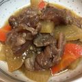 るるちゃんLOVE's cooksnap of when they made 牛スジ煮込み♪意外に簡単に出来る♡.