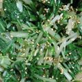 クックYZD6DF☆'s cooksnap of when they made 水菜のナムル風♪.