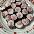 みょんとも's cooksnap of when they made 細巻き、卵、サーモン、納豆。.