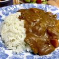 ぽろっとＱちゃん's cooksnap of when they made カレーライス（辛口ビーフカレー）.