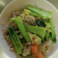 kuminanan's cooksnap of when they made 豚こまと小松菜の中華風あんかけ丼.