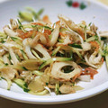あきひゃ's cooksnap of when they made 貝割れとちくわのザーサイ中華和え.