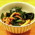 かなりんココりん's cooksnap of when they made わかめとなめこのにんにく醤油炒め.